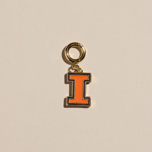 University of Illinois Enamel Charm