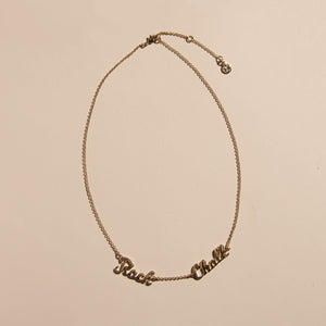 University of Kansas "Rock Chalk" Necklace