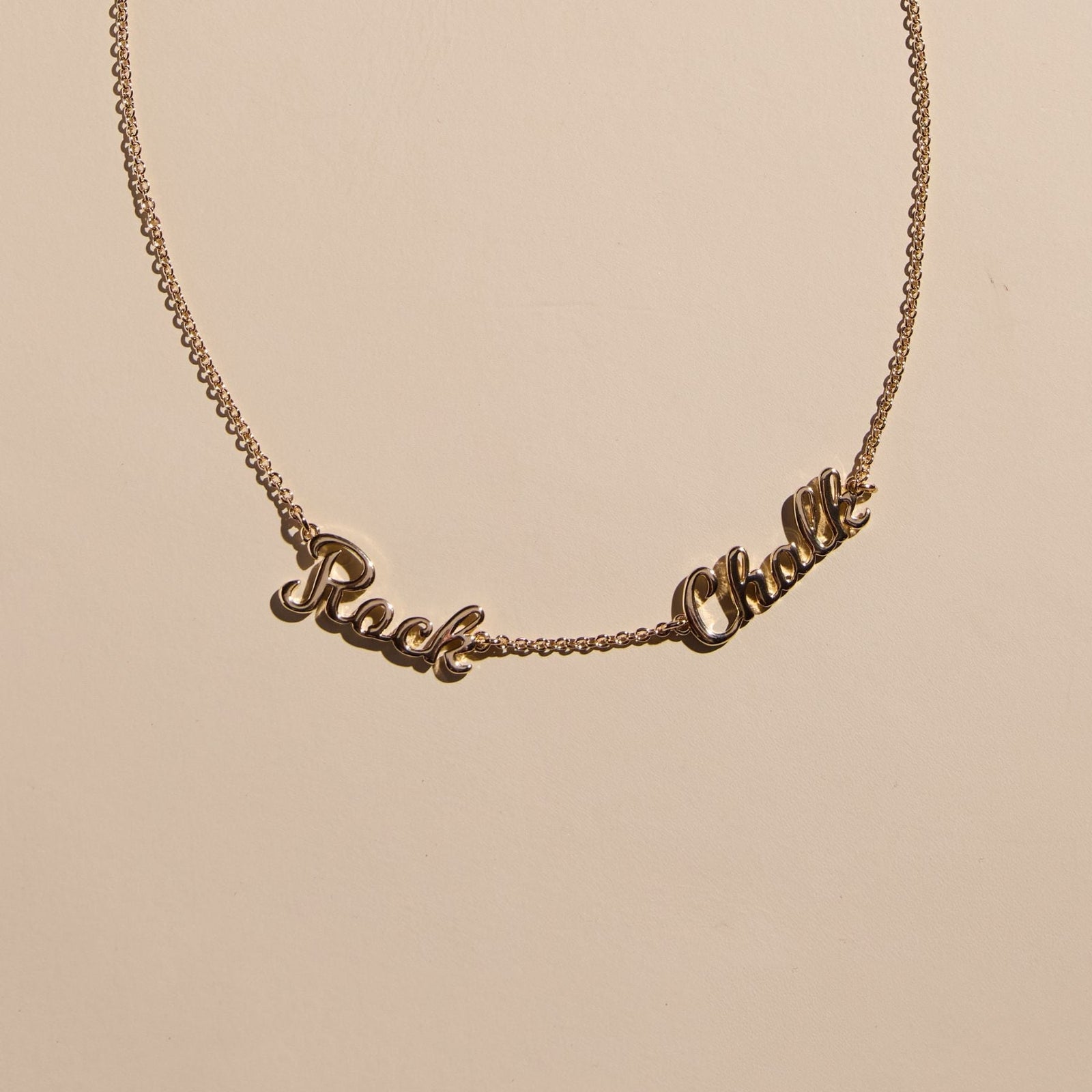 University of Kansas "Rock Chalk" Necklace