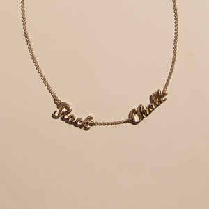 University of Kansas "Rock Chalk" Necklace