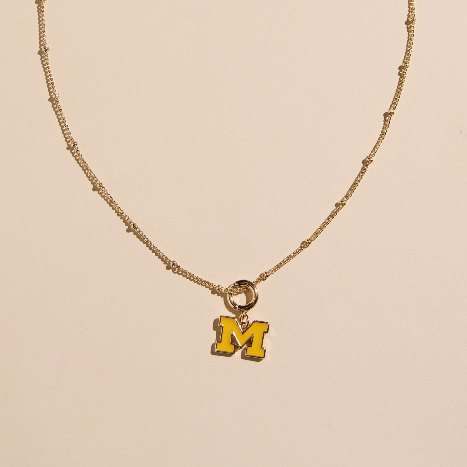 University of Michigan Charm Necklace
