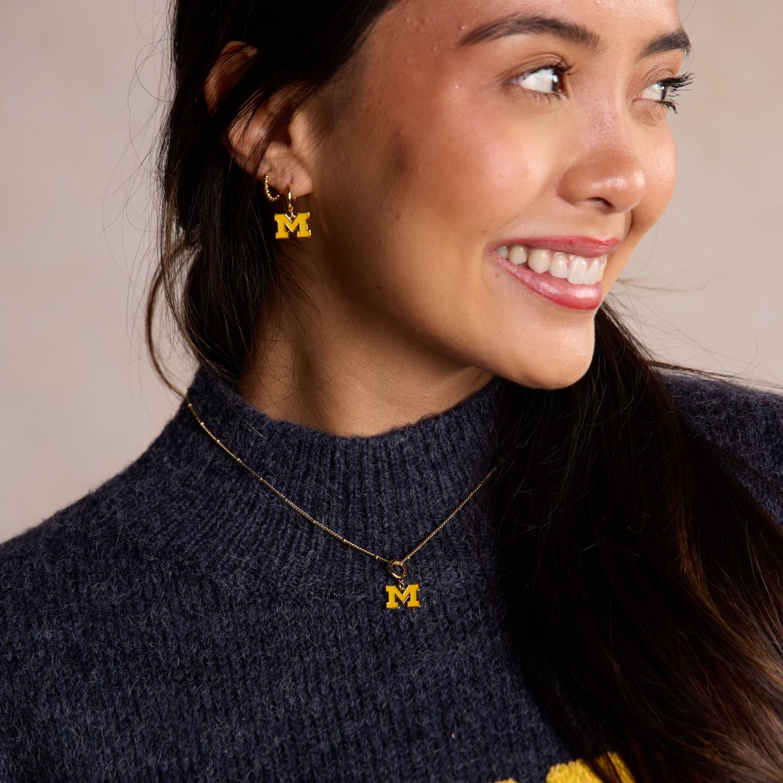 University of Michigan Charm Necklace