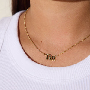 University of Pittsburgh Initial Necklace