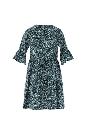 V neck tiered dress with Nuvi Apparel 