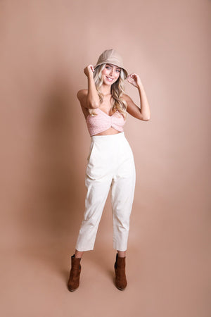 Vegan Leather Bucket Hat Hats & Hair