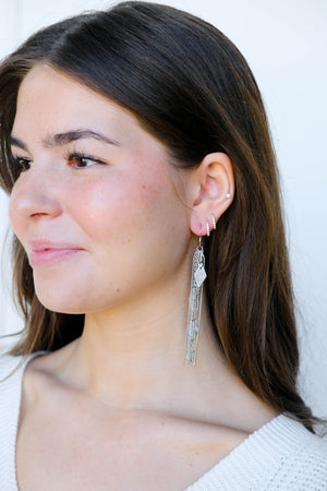 Vintage Silver Jolene Earrings