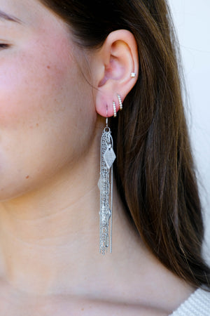 Vintage Silver Jolene Earrings