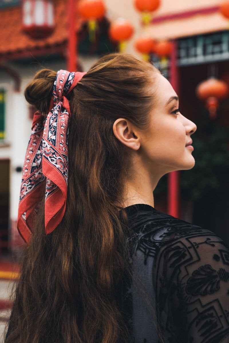 Vintage Vine Bandana Hats & Hair Brick