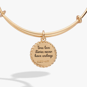 Wife 'True Love Stories Never Have Endings' Charm Bangle