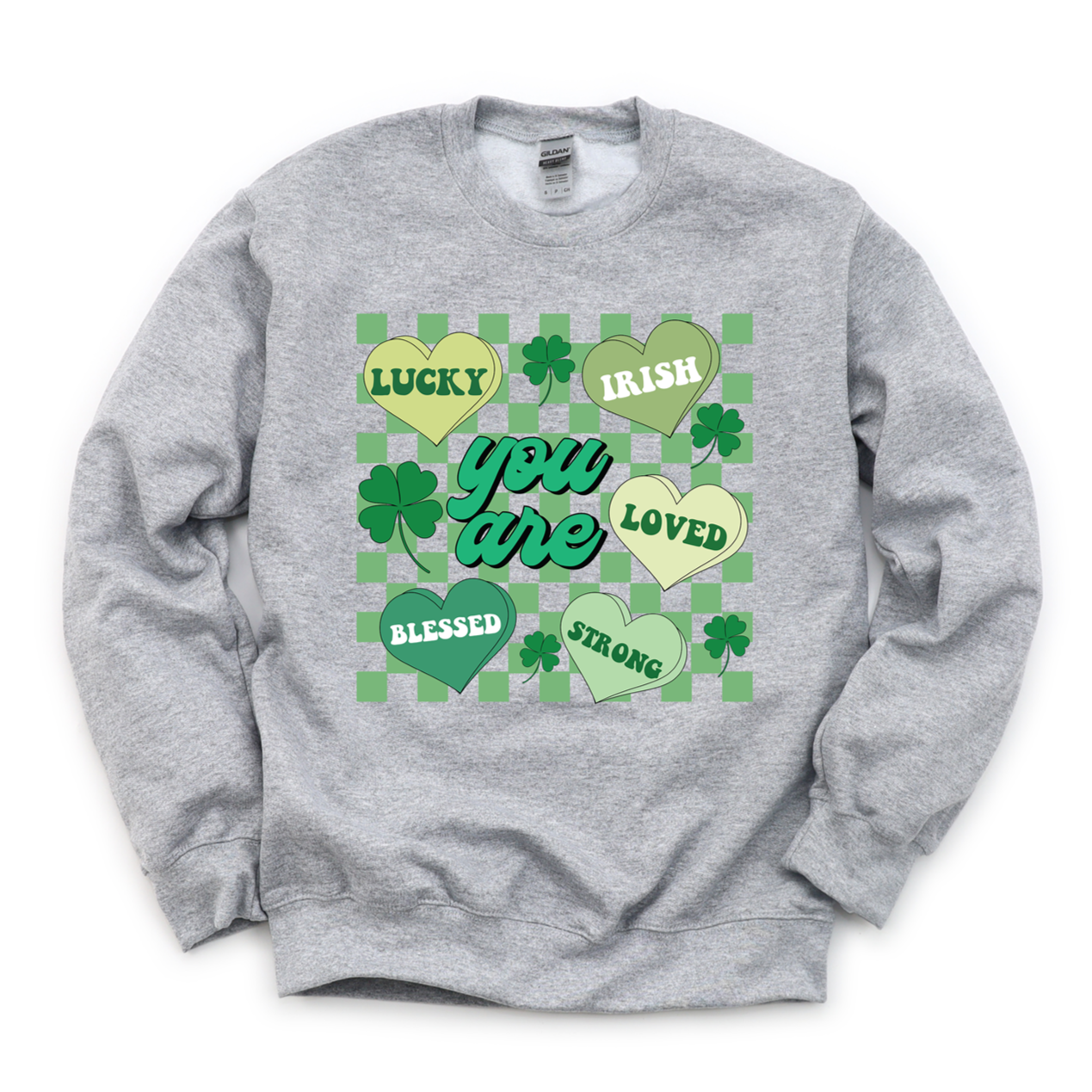 You Are Shamrock Hearts Tee or Sweatshirt