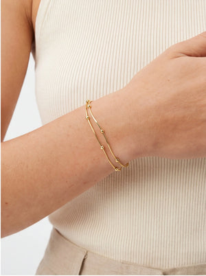 Golden Orb Chain Bracelet