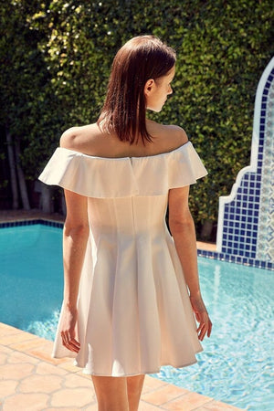 A LINE RUFFLE DRESS Do + Be Collection 