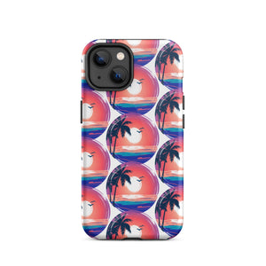 Beach Sunset iPhone Case - KBB Exclusive Knitted Belle Boutique iPhone 14 
