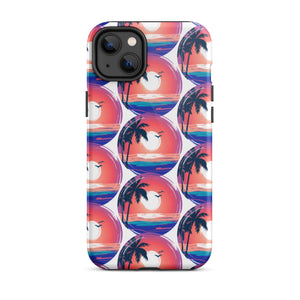 Beach Sunset iPhone Case - KBB Exclusive Knitted Belle Boutique iPhone 14 Plus 
