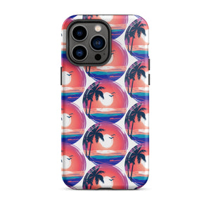 Beach Sunset iPhone Case - KBB Exclusive Knitted Belle Boutique iPhone 14 Pro Max 