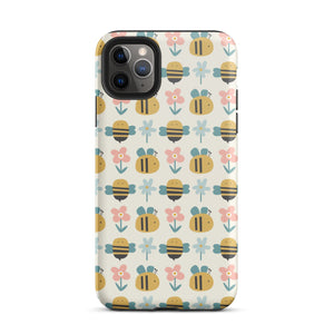 Bee Happy iPhone Case - KBB Exclusive Knitted Belle Boutique iPhone 11 Pro Max 