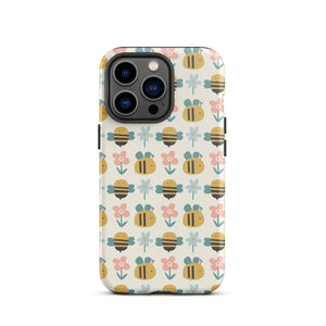 Bee Happy iPhone Case - KBB Exclusive Knitted Belle Boutique iPhone 13 Pro 
