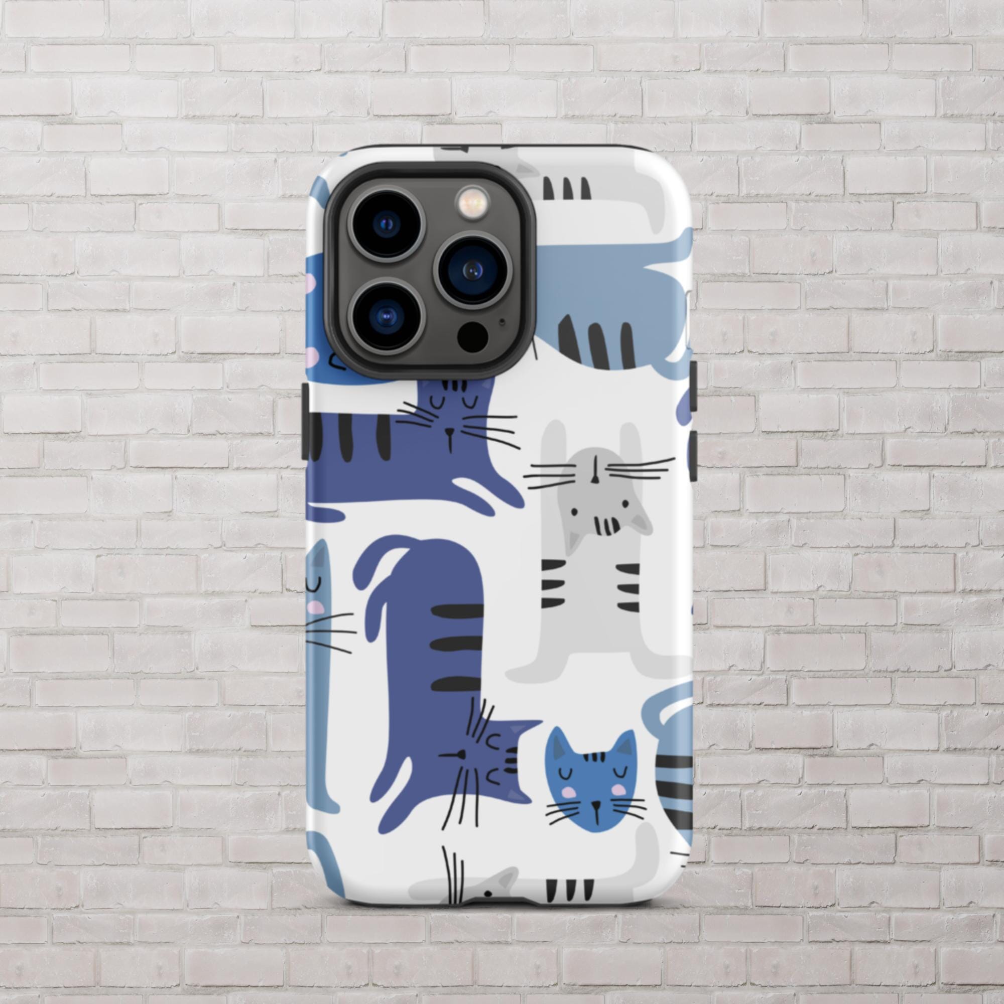 Blue Cats Iphone Case - Kbb Exclusive Blue Cats Iphone Case - Kbb Exclusive