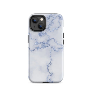 Blue Marble iPhone Case - KBB Exclusive Knitted Belle Boutique iPhone 14 
