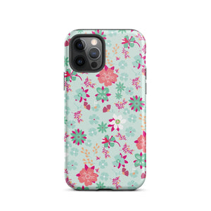 Bohemian Mint iPhone Case - KBB Exclusive Knitted Belle Boutique iPhone 12 Pro 
