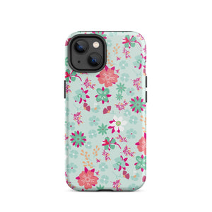 Bohemian Mint iPhone Case - KBB Exclusive Knitted Belle Boutique iPhone 14 