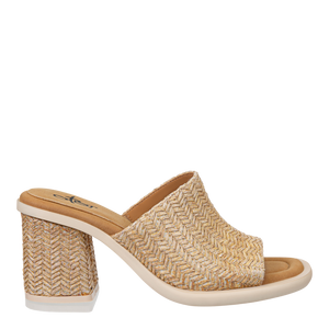 OTBT - BRAVURA in RAFFIA Heeled Sandals