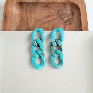 Brooklyn Earrings - Turquoise Spiffy & Splendid 