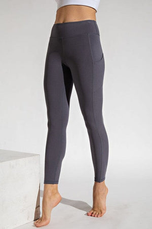 BUTTER LEGGINGS WITH SIDE POCKETS Rae Mode 