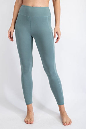 BUTTER LEGGINGS WITH SIDE POCKETS Rae Mode 