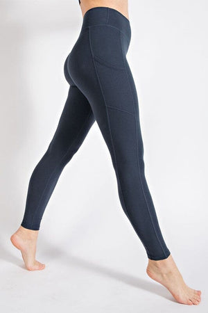 BUTTER LEGGINGS WITH SIDE POCKETS Rae Mode 