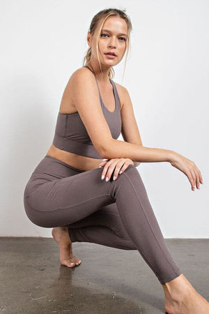 BUTTER LEGGINGS WITH SIDE POCKETS Rae Mode 