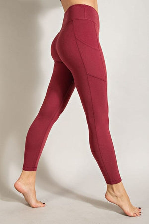 BUTTER LEGGINGS WITH SIDE POCKETS Rae Mode 