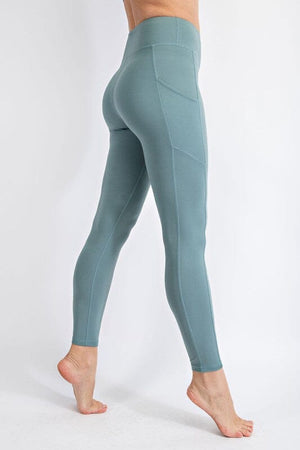 BUTTER LEGGINGS WITH SIDE POCKETS Rae Mode 