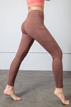 BUTTER LEGGINGS WITH SIDE POCKETS Rae Mode 
