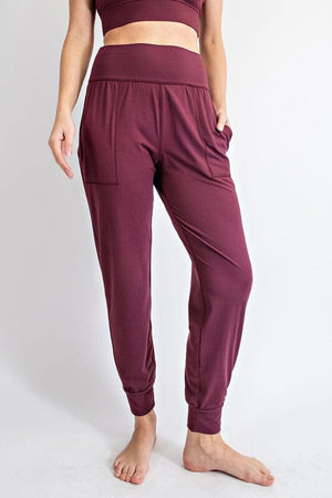 BUTTER SOFT JOGGERS WITH POCKETS Rae Mode Cassis S 