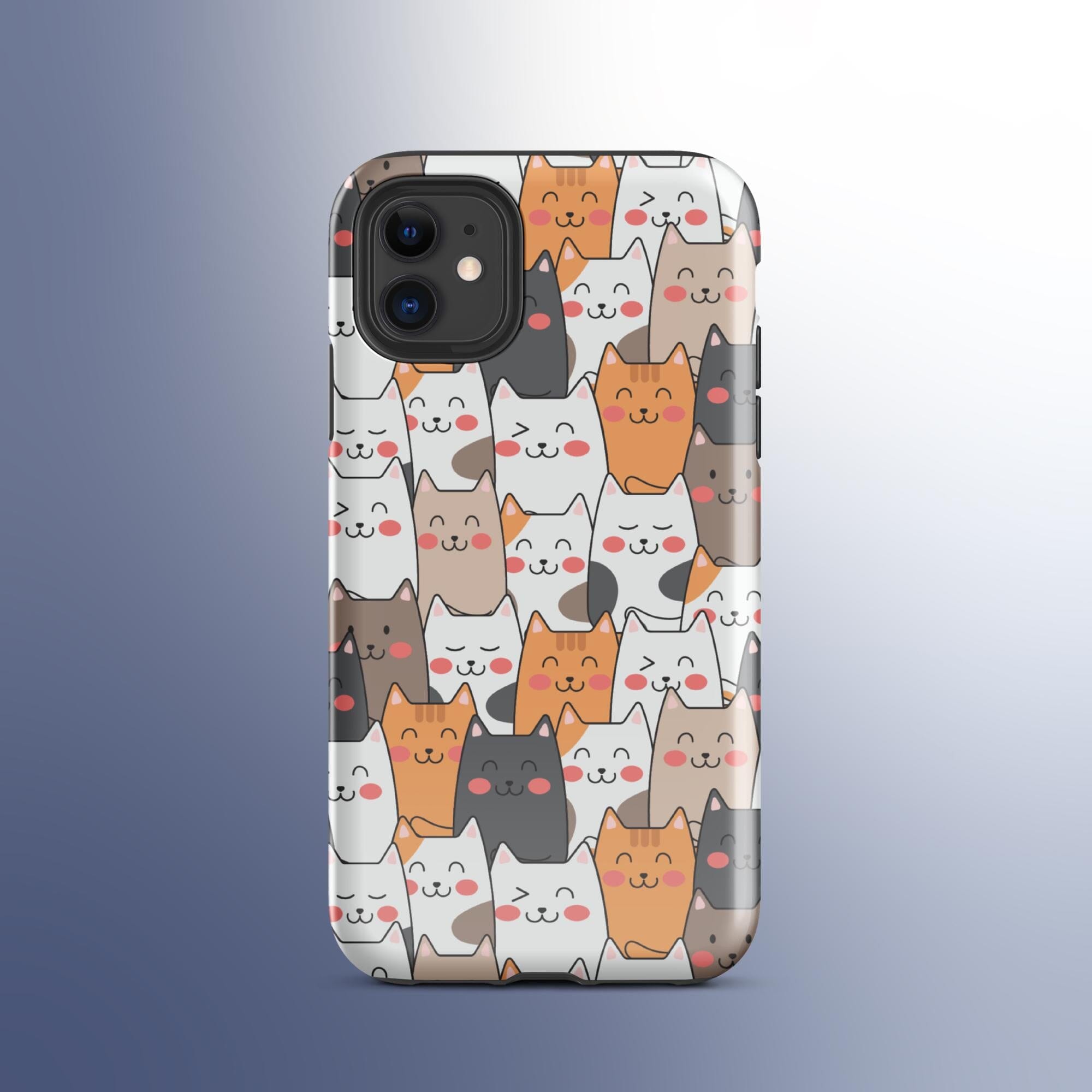 Cat Pile Tough Case for iPhone® Knitted Belle Boutique iPhone 11 