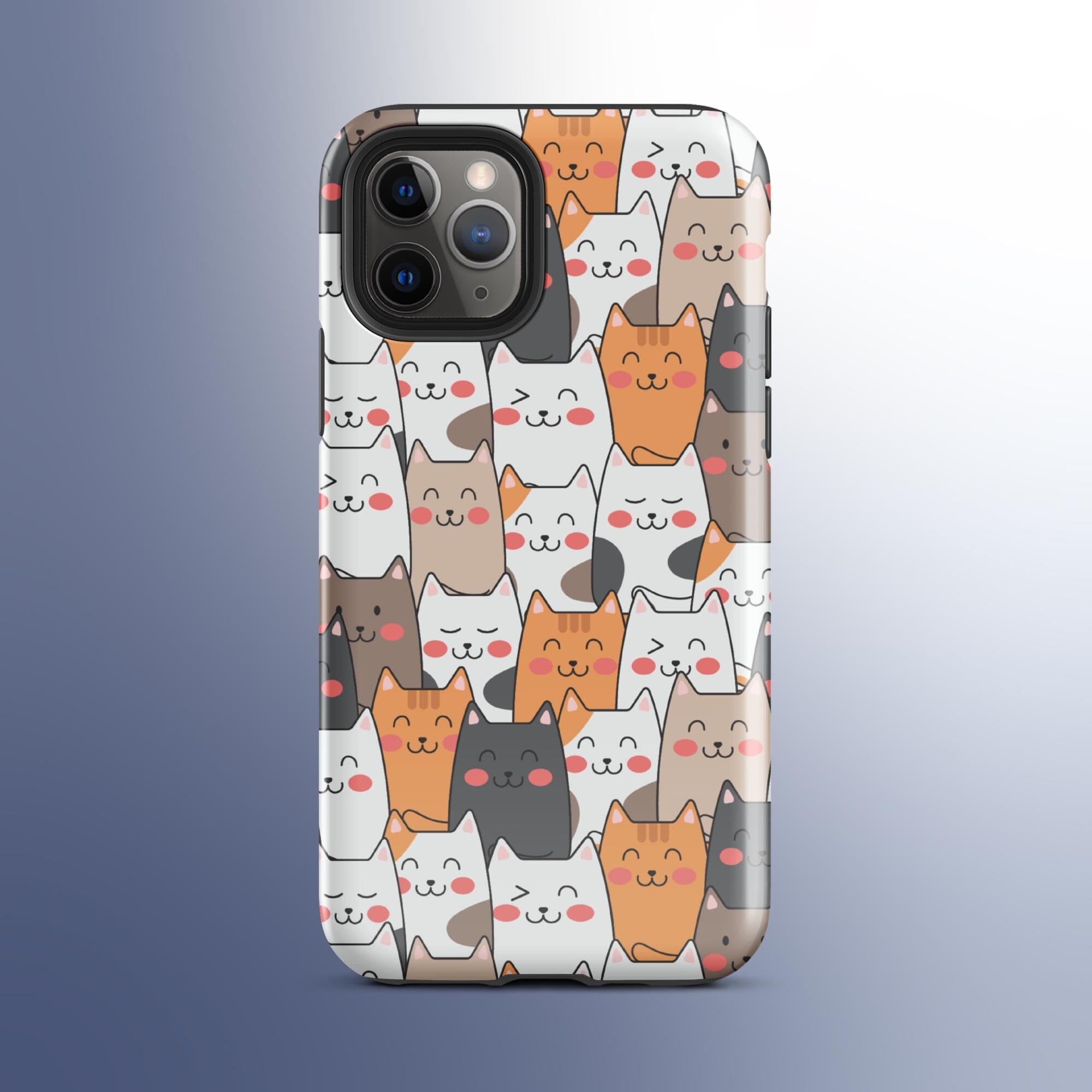 Cat Pile Tough Case for iPhone® Knitted Belle Boutique iPhone 11 