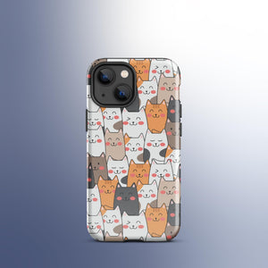 Cat Pile Tough Case for iPhone® Knitted Belle Boutique iPhone 13 mini 