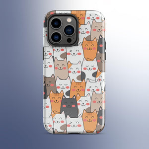 Cat Pile Tough Case for iPhone® Knitted Belle Boutique iPhone 14 Pro Max 