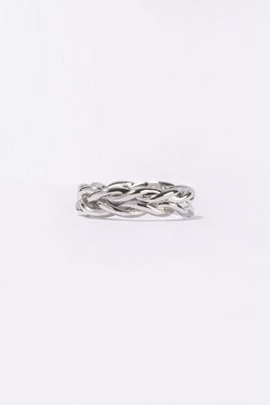 Chain ring silver Lilou 