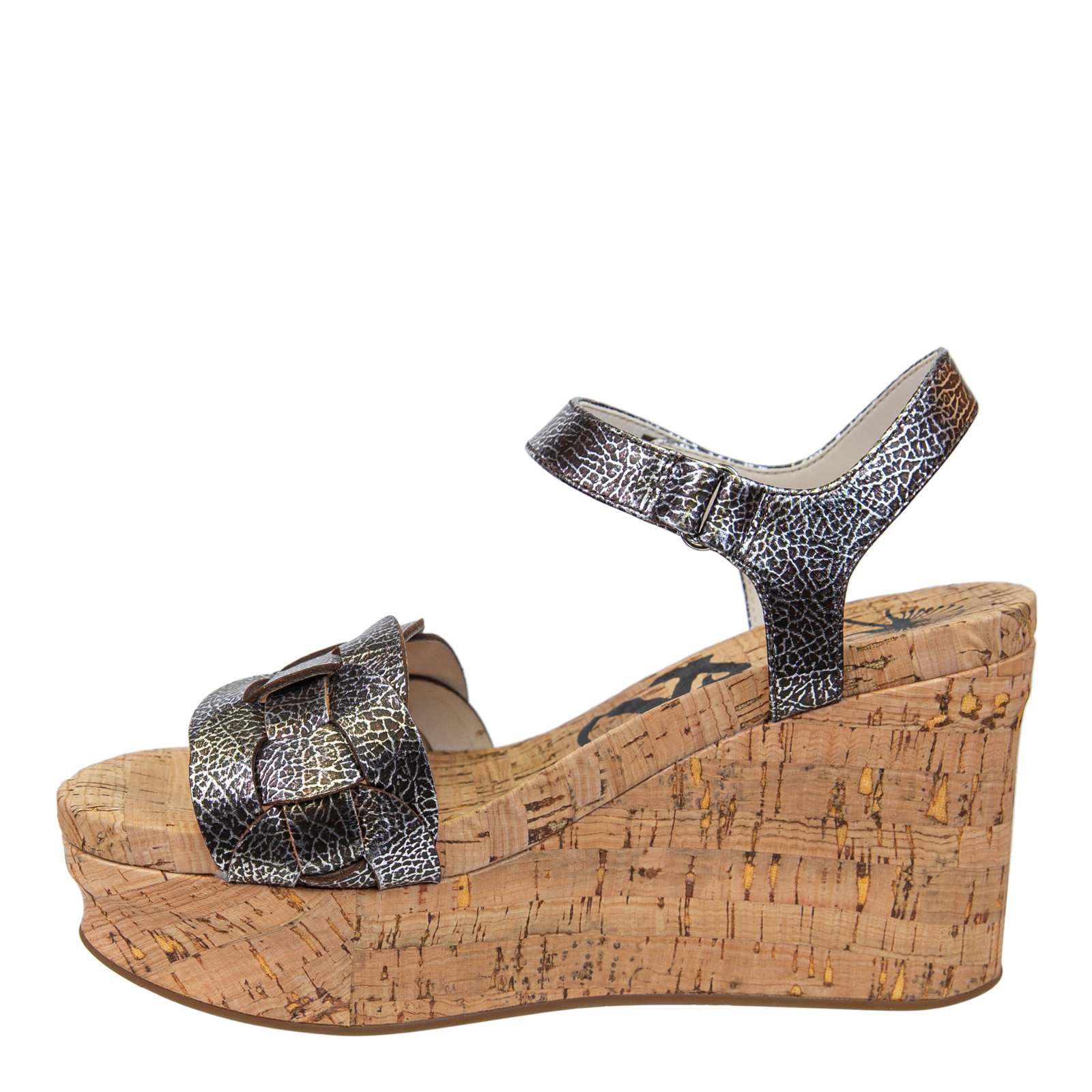 OTBT - CHARLESTON in SILVER Wedge Sandals