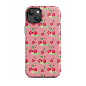 Cherries iPhone Case - KBB Exclusive Knitted Belle Boutique iPhone 14 Plus 