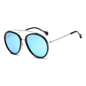Classic Polarized Round Fashion Sunglasses Cramilo Eyewear Blue OneSize 