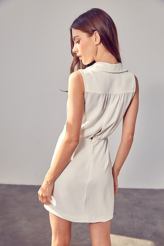 Side button dress new arrivals