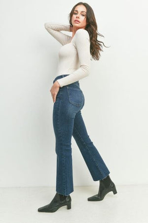 CROPPED FLARE JEANS JUST USA JEANS 