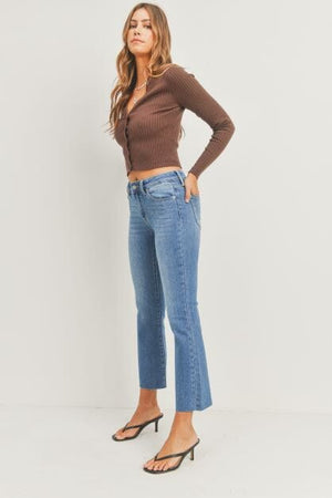 CROPPED FLARE JEANS JUST USA JEANS 