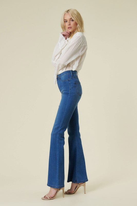 Curvy Flare Jeans Vibrant M.i.U Medium Stone 1 