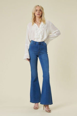 Curvy Flare Jeans Vibrant M.i.U Medium Stone 1 