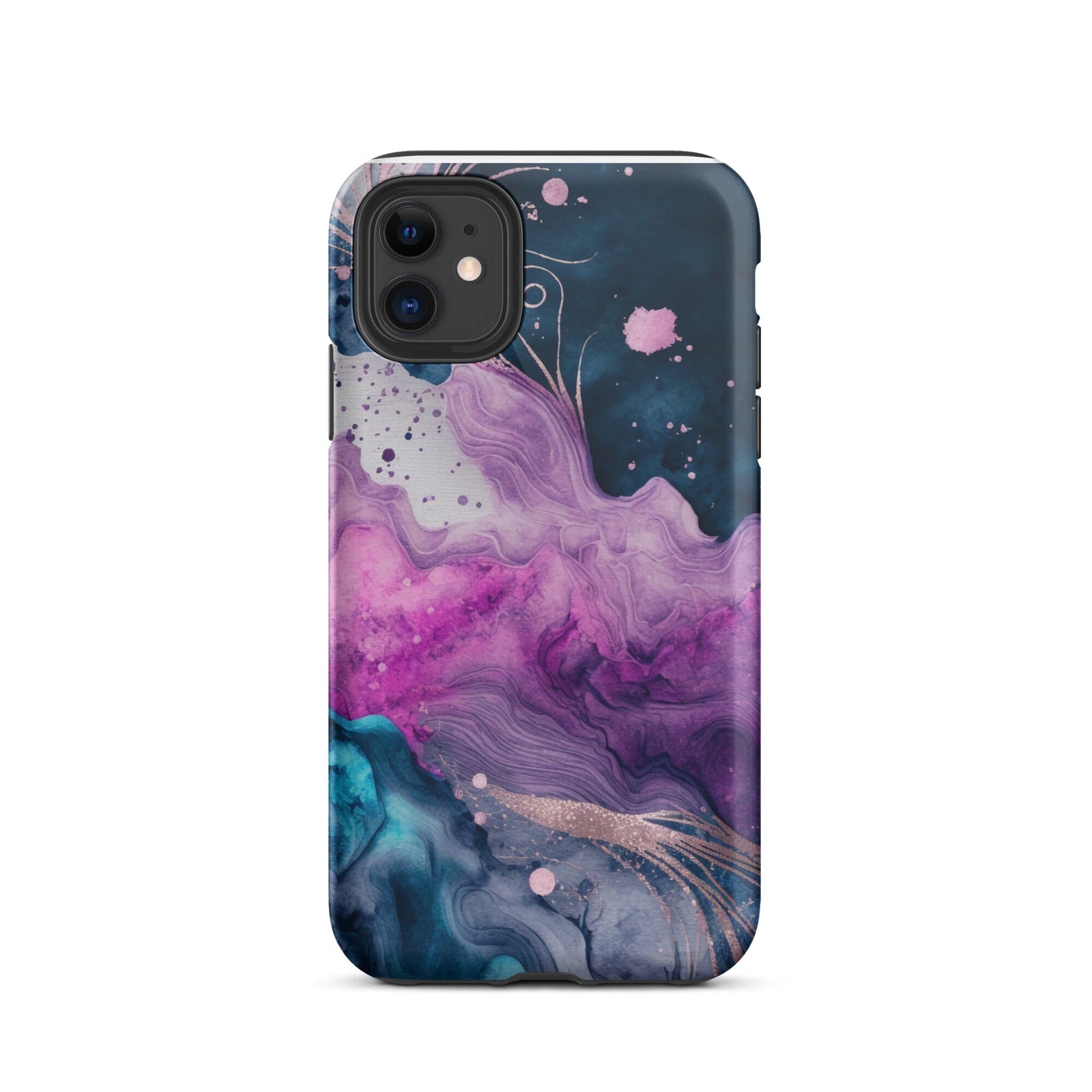 Deep Blue Marble iPhone Case - KBB Exclusive Knitted Belle Boutique iPhone 11 