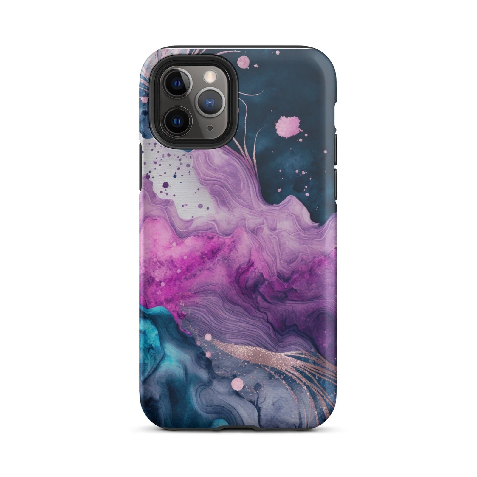 Deep Blue Marble iPhone Case - KBB Exclusive Knitted Belle Boutique iPhone 11 